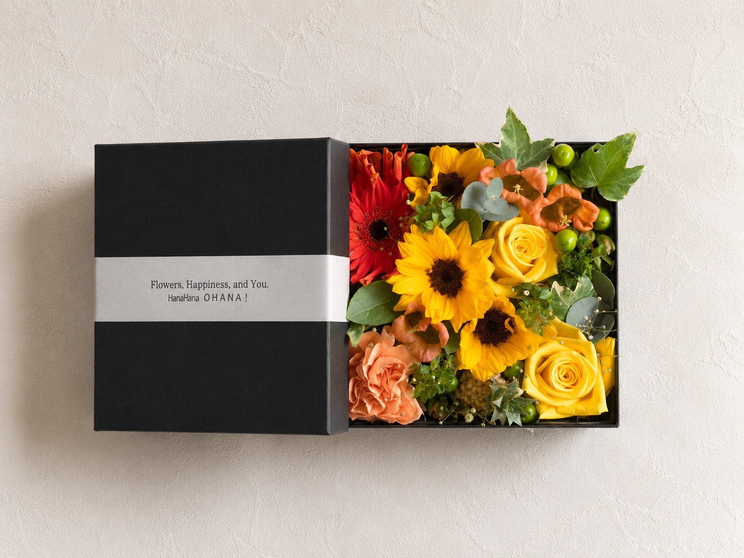 Fresh Flower Box Gift -Yellow- 3