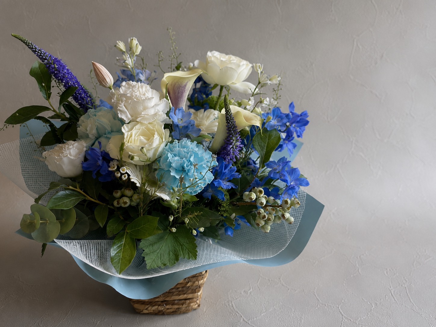 Fresh Flower Arrangement -Cool Colors-