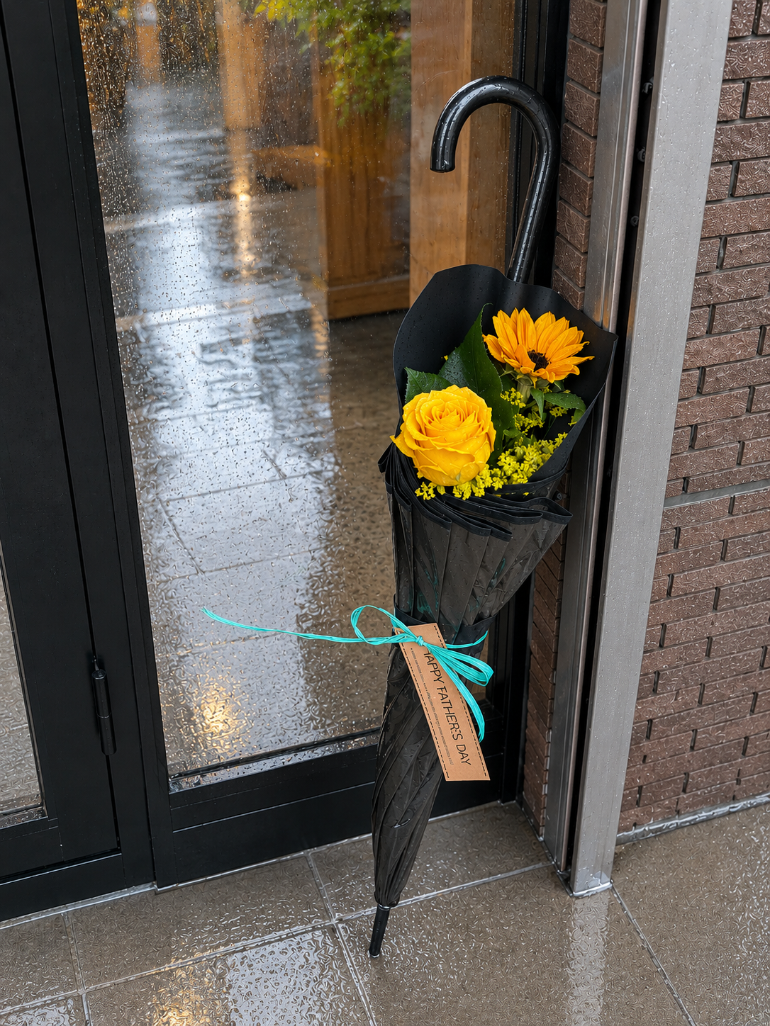 HAPPY FATHER'S DAY -Floral Umbrella Gift- 4